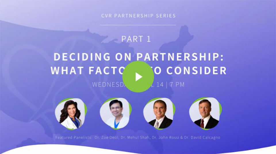 CVR Partnership Series: Part 1